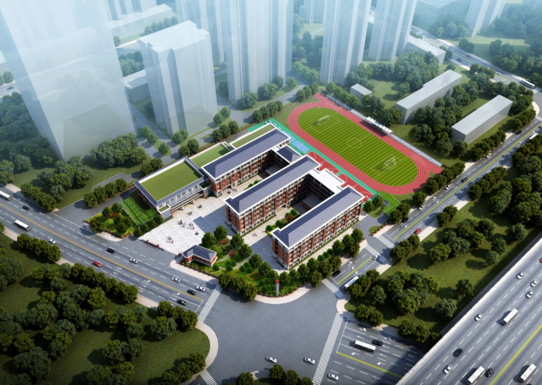 国博三小:位于汉阳区梅子南街以北,梅子东路以东,30个班规模,占地1.