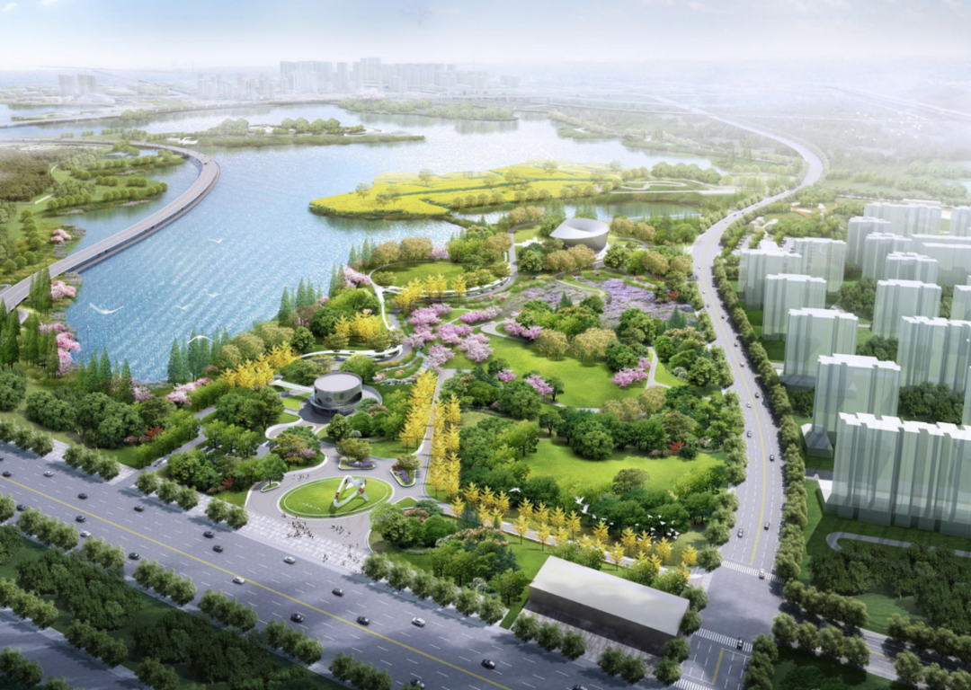 定了龙阳湖公园水生态科普馆和一级驿站这样建